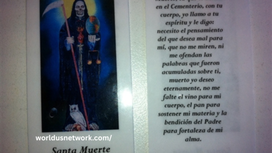 santa muerte prayer